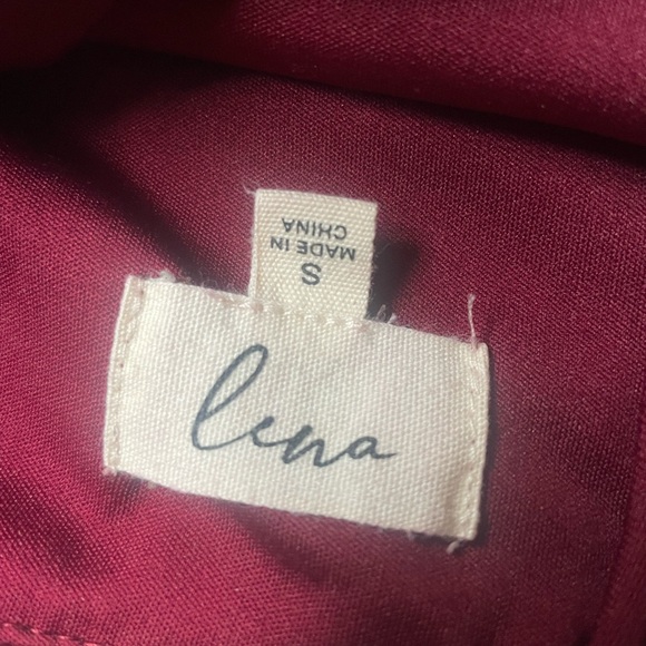 Lena red crochet lace maxi dress, size S - Picture 6 of 11